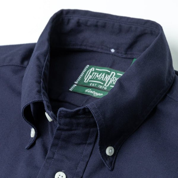Gitman Bros. Vintage Navy Overdye Oxford