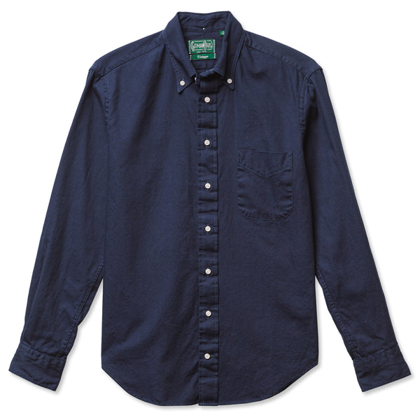 gitman bros. vintage Navy Overdye Oxford