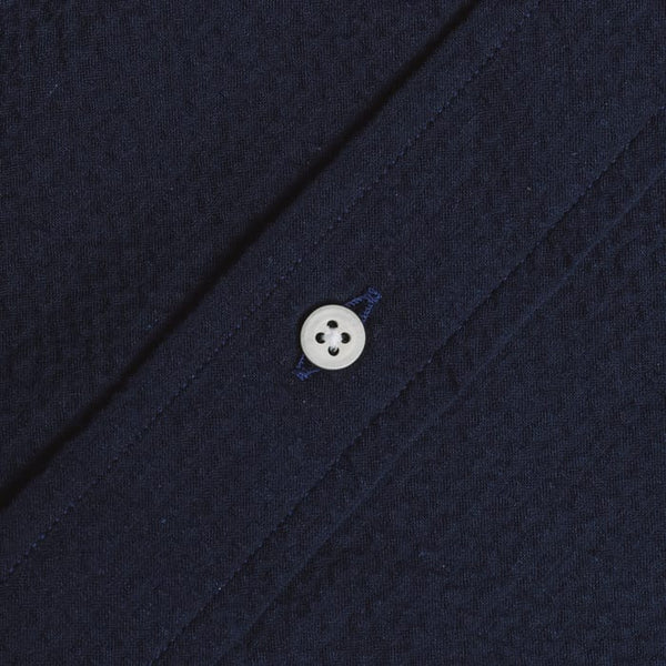 Gitman Bros. Vintage Navy Overdye Seersucker