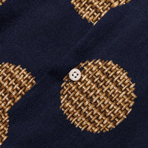 Gitman Bros. Vintage Navy Wicker Dot