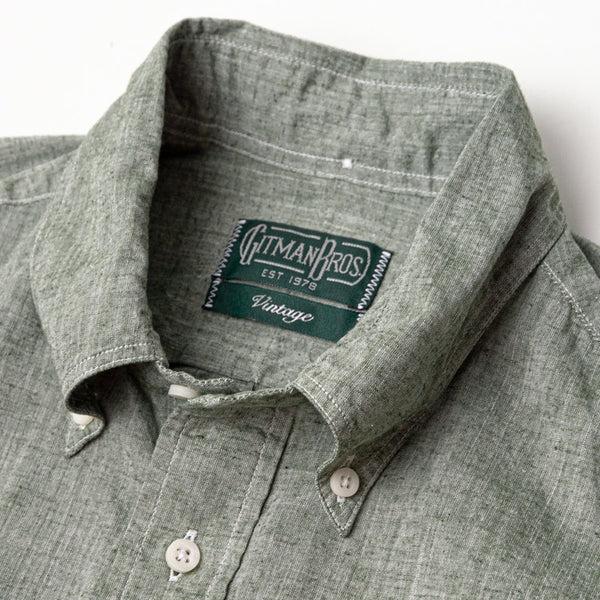 Gitman Bros. Vintage Olive Japanese Cotton/Linen
