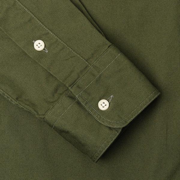 Gitman Bros. Vintage Olive Overdye Oxford
