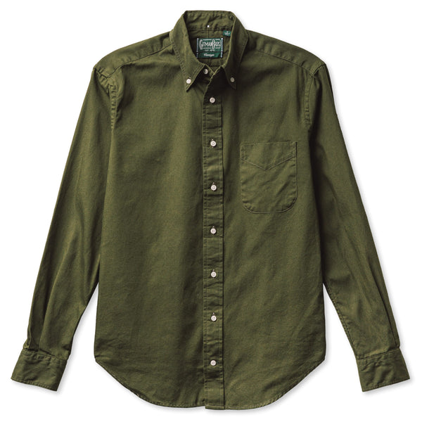 gitman bros. vintage Olive Overdye Oxford