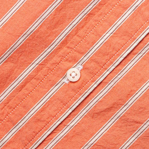 Gitman Bros. Vintage Orange Japanese Washer Stripe