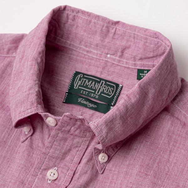 Gitman Bros. Vintage Pink Japanese Cotton/Linen