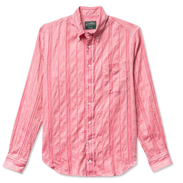gitman bros. vintage Pink Japanese Dobby Stripe
