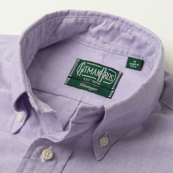 Gitman Bros. Vintage Purple Spring Oxford