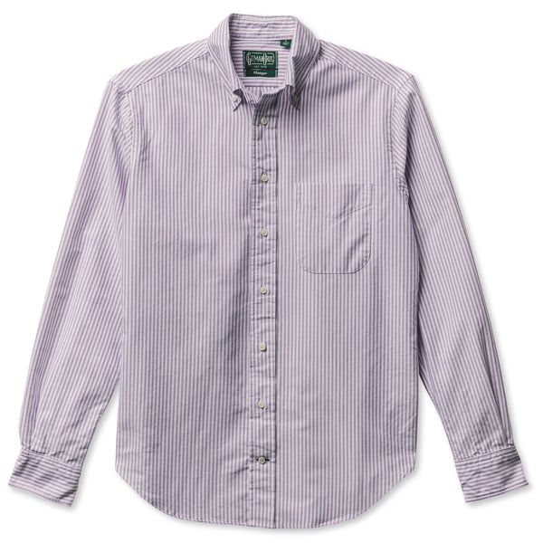gitman bros. vintage Purple Stripe Spring Oxford