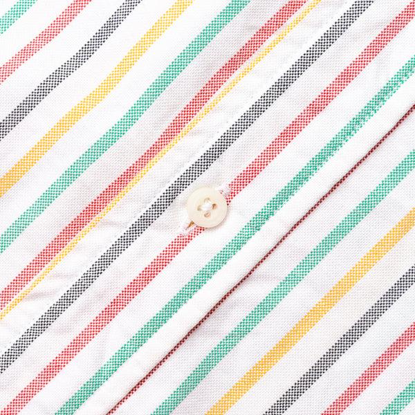 Gitman Bros. Vintage Rasta Stripe Oxford