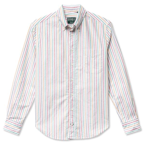 gitman bros. vintage Rasta Stripe Oxford