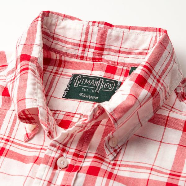 Gitman Bros. Vintage Red Archive Dishtowel Check
