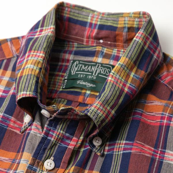 Gitman Bros. Vintage Red Archive Indian Ikat Madras