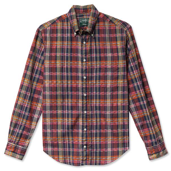 gitman bros. vintage Red Archive Indian Ikat Madras