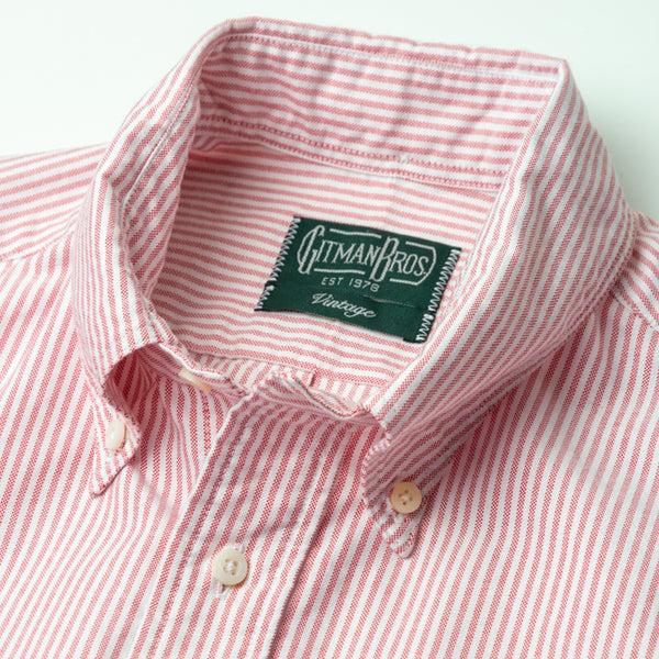Gitman Bros. Vintage Red Stripe Oxford