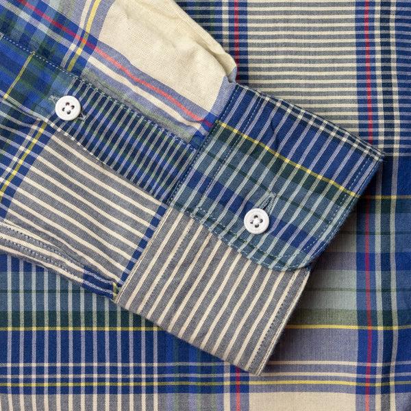 Gitman Bros. Vintage Tan/Blue Archive Madras