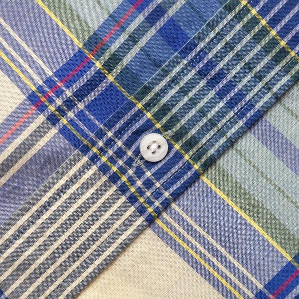 Gitman Bros. Vintage Tan/Blue Archive Madras