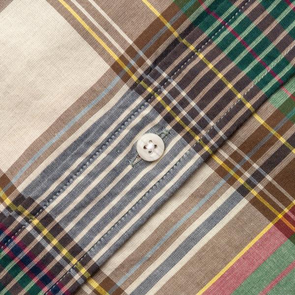 Gitman Bros. Vintage Tan/Green Archive Madras