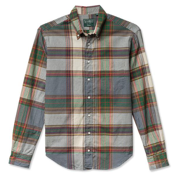 gitman bros. vintage Tan/Green Archive Madras