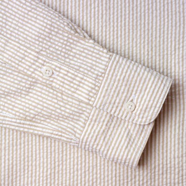 Gitman Bros. Vintage Tan Organic Seersucker