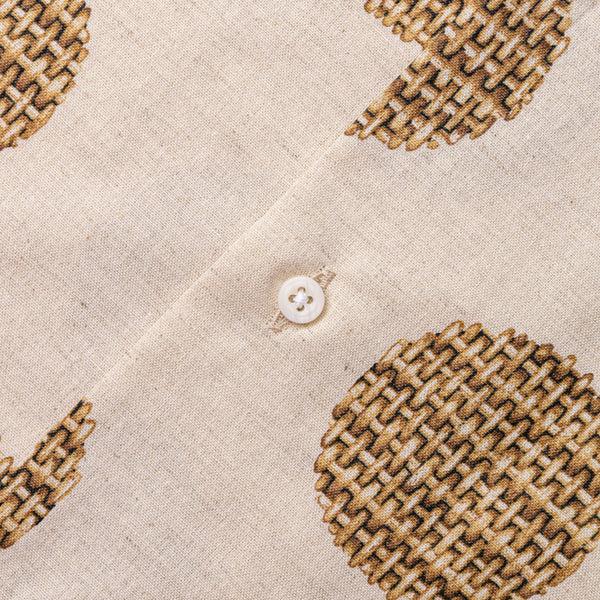 Gitman Bros. Vintage Tan Wicker Dot