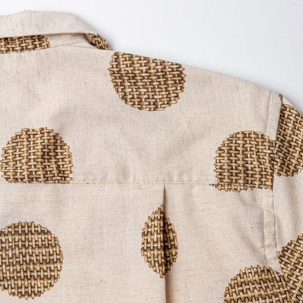 Gitman Bros. Vintage Tan Wicker Dot