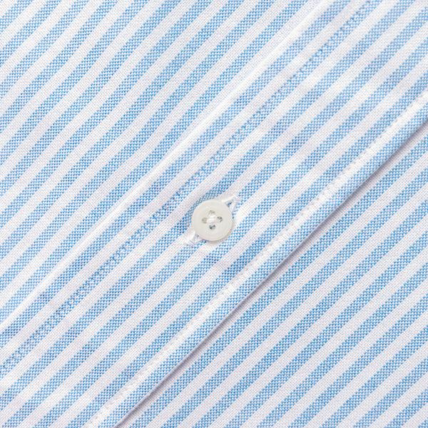 Gitman Bros. Vintage Teal Stripe Spring Oxford