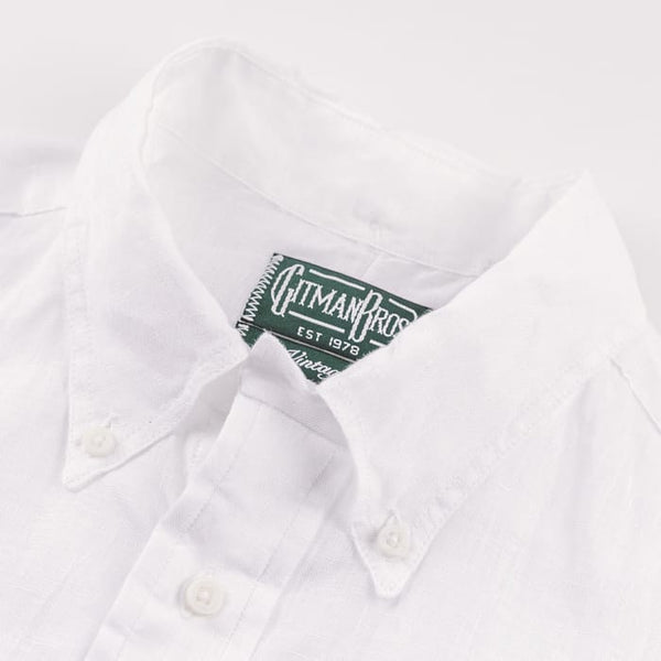 Gitman Bros. Vintage White Linen