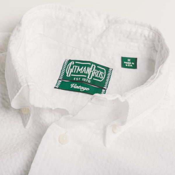 Gitman Bros. Vintage White Seersucker