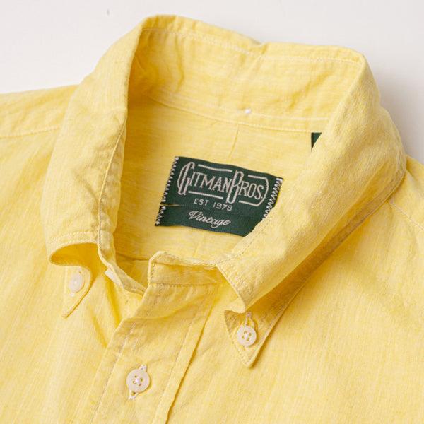 Gitman Bros. Vintage Yellow Japanese Cotton/Linen
