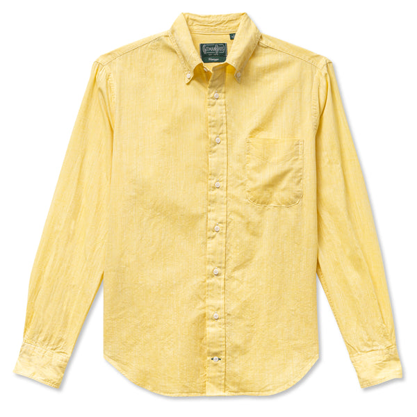 gitman bros. vintage Yellow Japanese Cotton/Linen