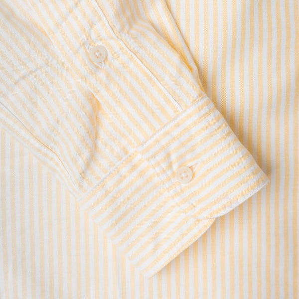 Gitman Bros. Vintage Yellow Stripe Spring Oxford