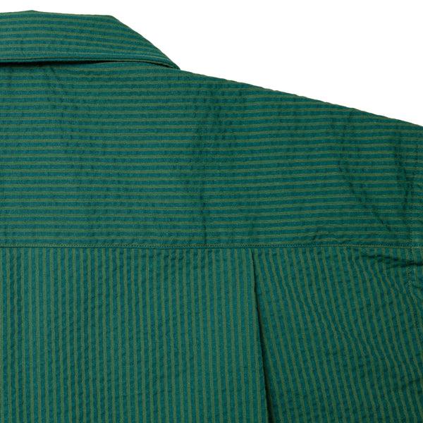 Gitman Bros. Vintage Junebug Green Seersucker Camp Shirt