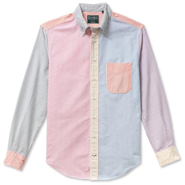 gitman bros. vintage Striped Spring Oxford Fun Shirt
