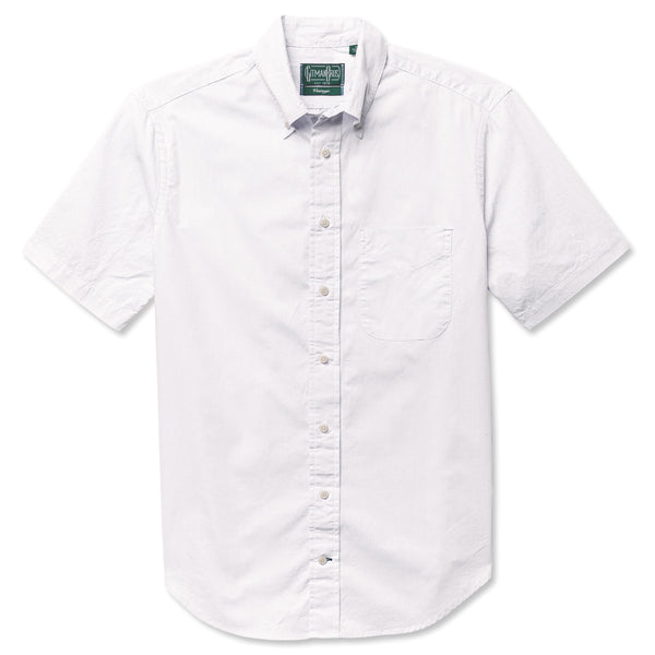 gitman bros. vintage White Zephyr Oxford Short Sleeve