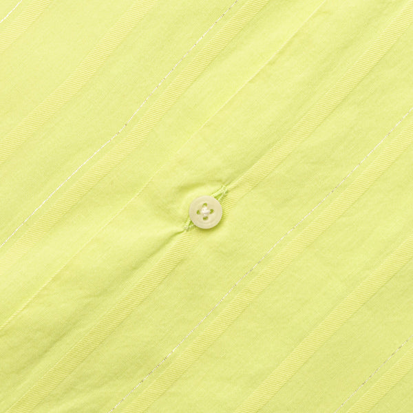 Gitman Bros. Vintage Yellow Metallic Stripe Voile Camp Shirt