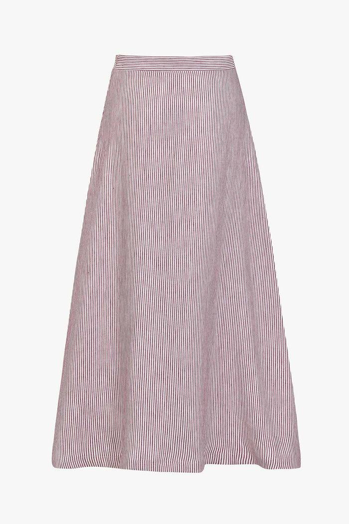 Giuliva Heritage Collection Ada Skirt In Striped Linen