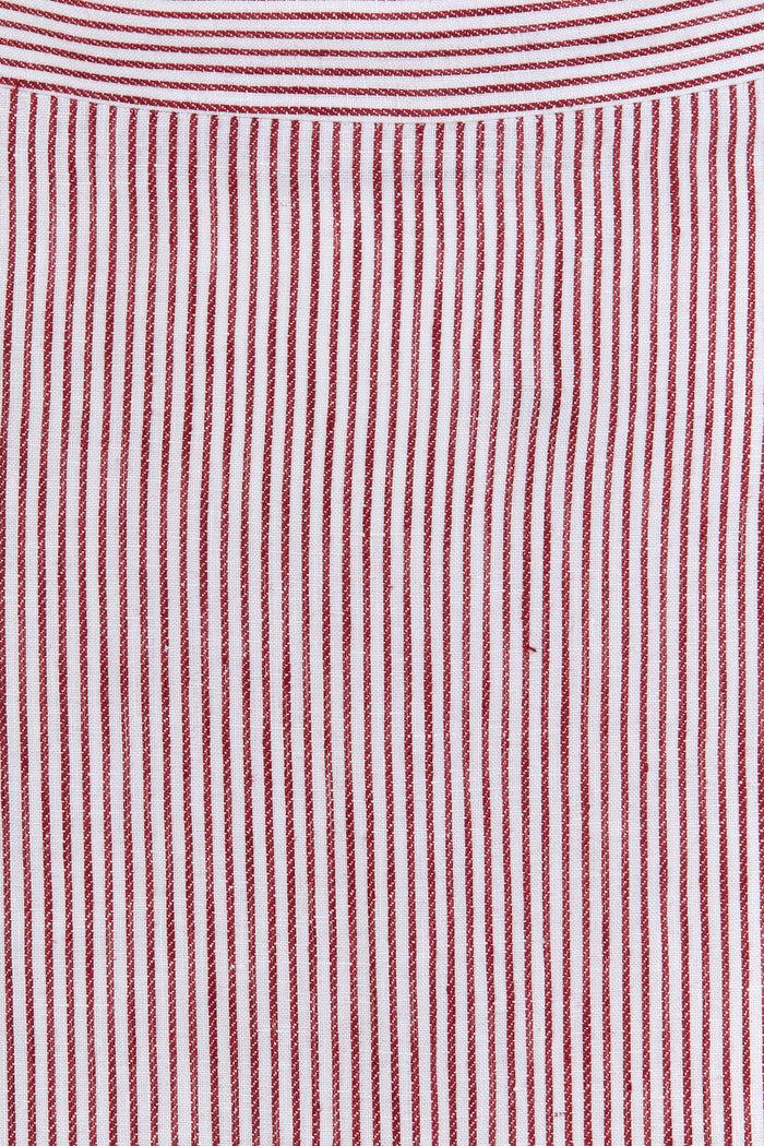 Giuliva Heritage Collection Ada Skirt In Striped Linen