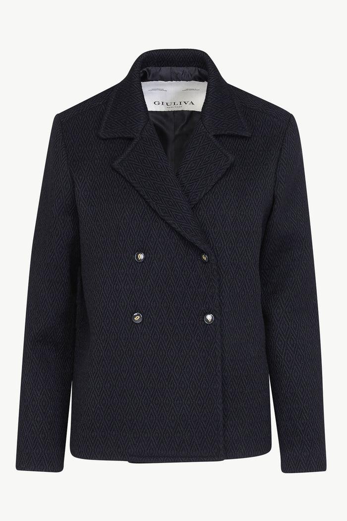 giuliva heritage collection Agata Jacket in Wool Jacquard
