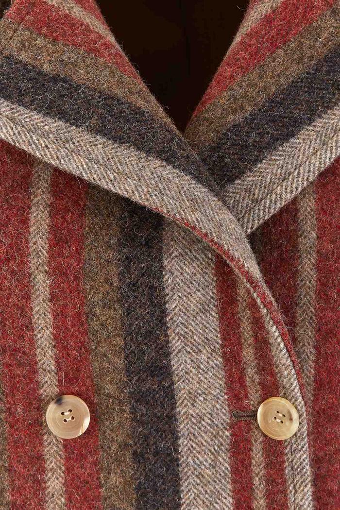 Giuliva Heritage Collection Agata Jacket In Wool Stripes