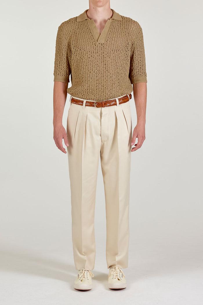Giuliva Heritage Collection Alain Sweater In Open Cotton Knit