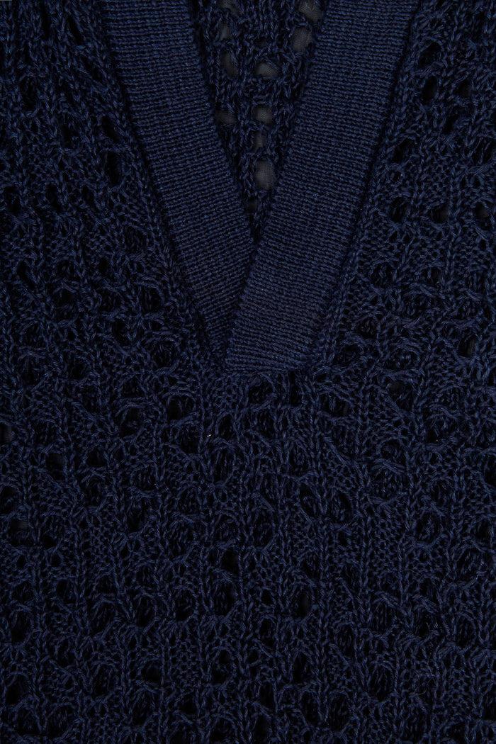 Giuliva Heritage Collection Alain Sweater In Open Linen Knit