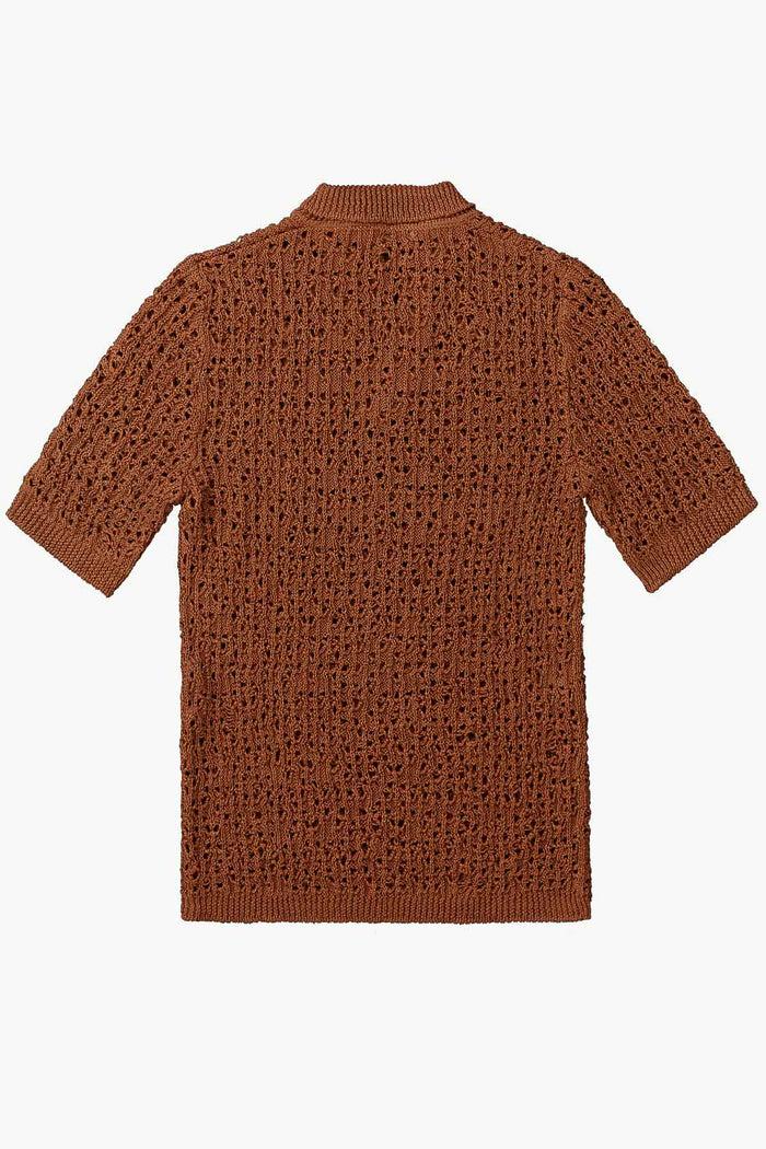 Giuliva Heritage Collection Alain Sweater In Open Linen Knit