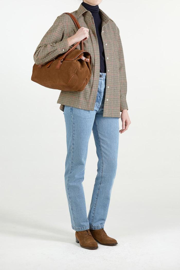 Giuliva Heritage Collection Alba Shirt In Wool Check