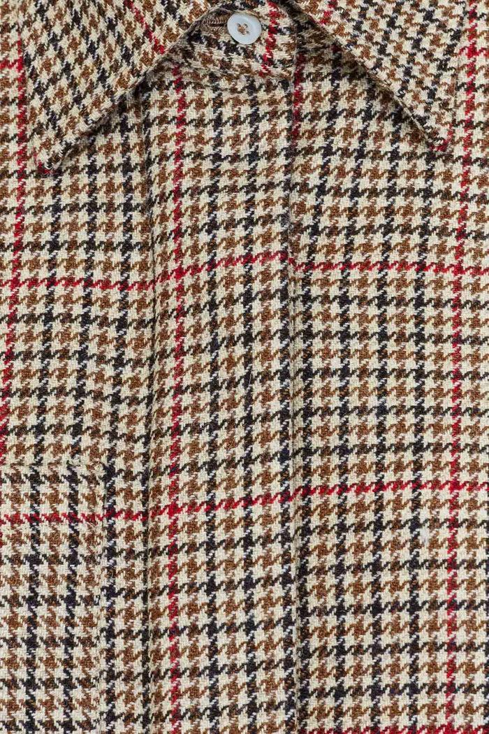 Giuliva Heritage Collection Alba Shirt In Wool Check