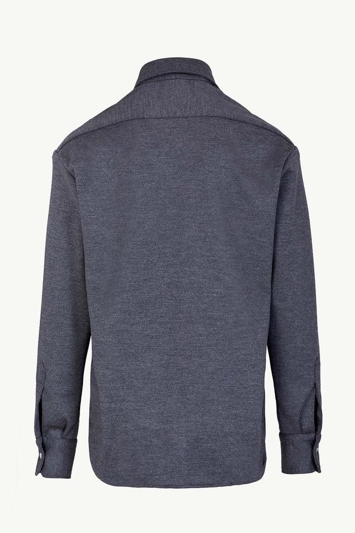 Giuliva Heritage Collection Alberto Shirt In Wool Jersey