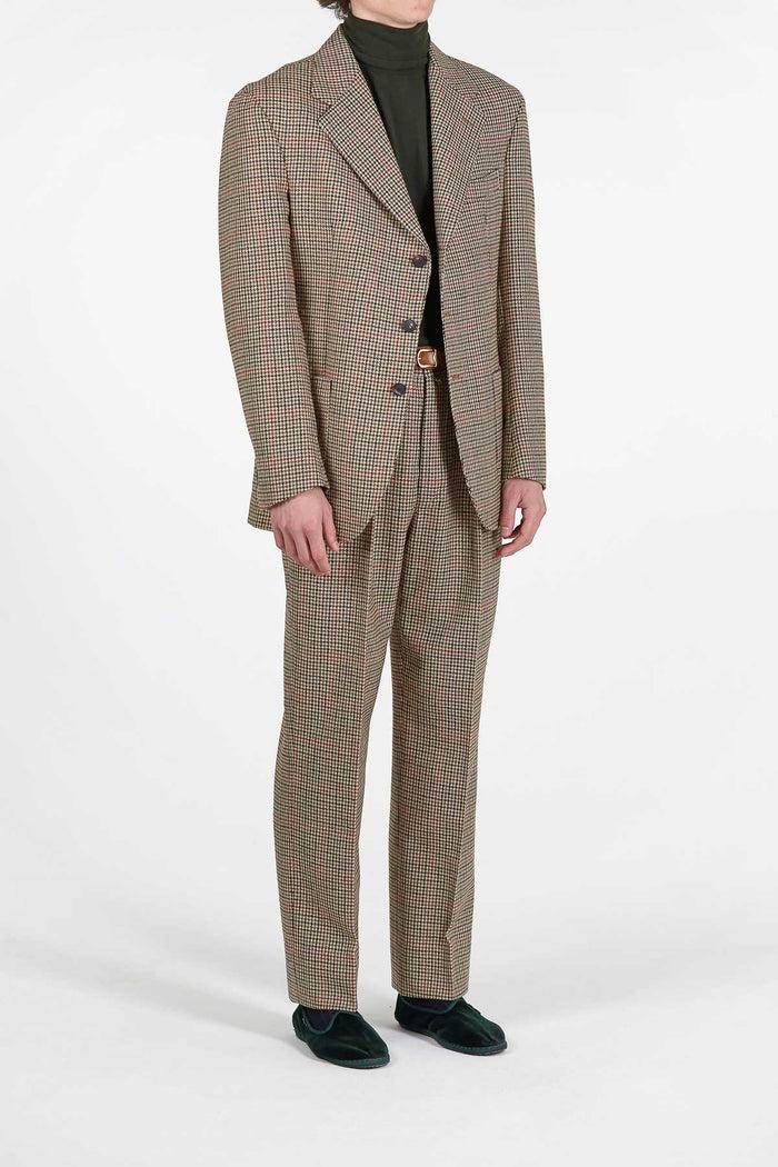 Giuliva Heritage Collection Aldo Blazer In Wool Check