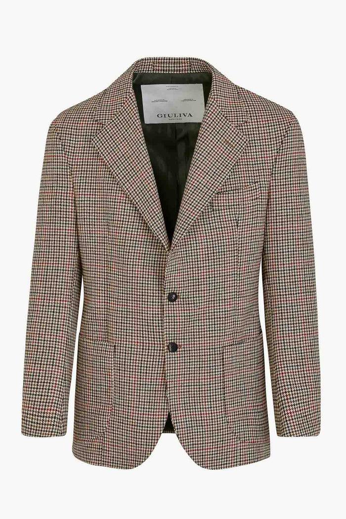 giuliva heritage collection Aldo Blazer in Wool Check