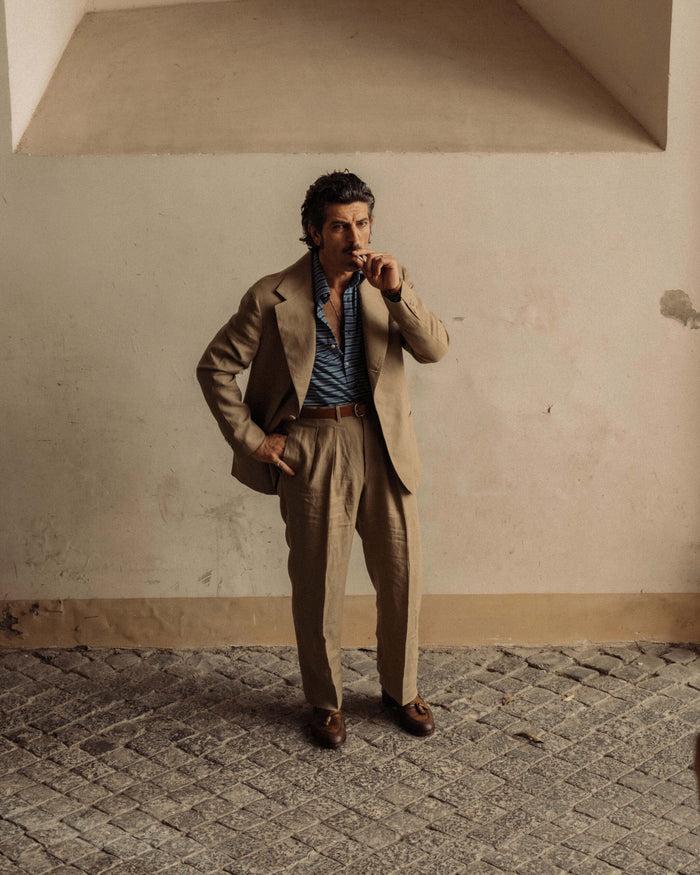 Giuliva Heritage Collection Alfonso Blazer In Linen