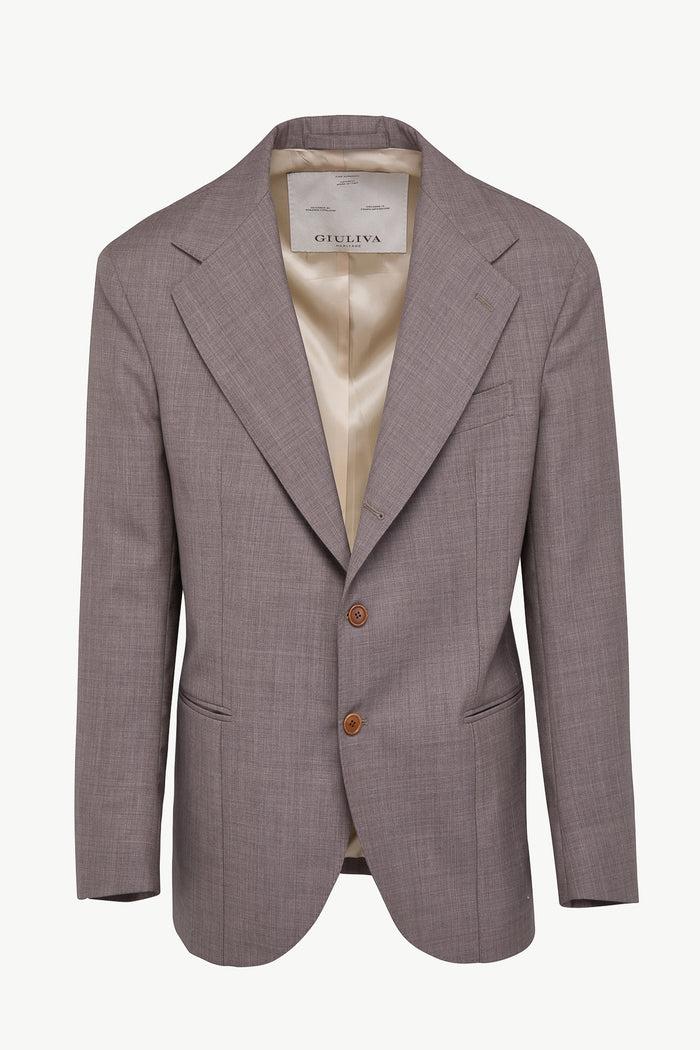 giuliva heritage collection Alfonso Blazer in Merino Wool Grisaille