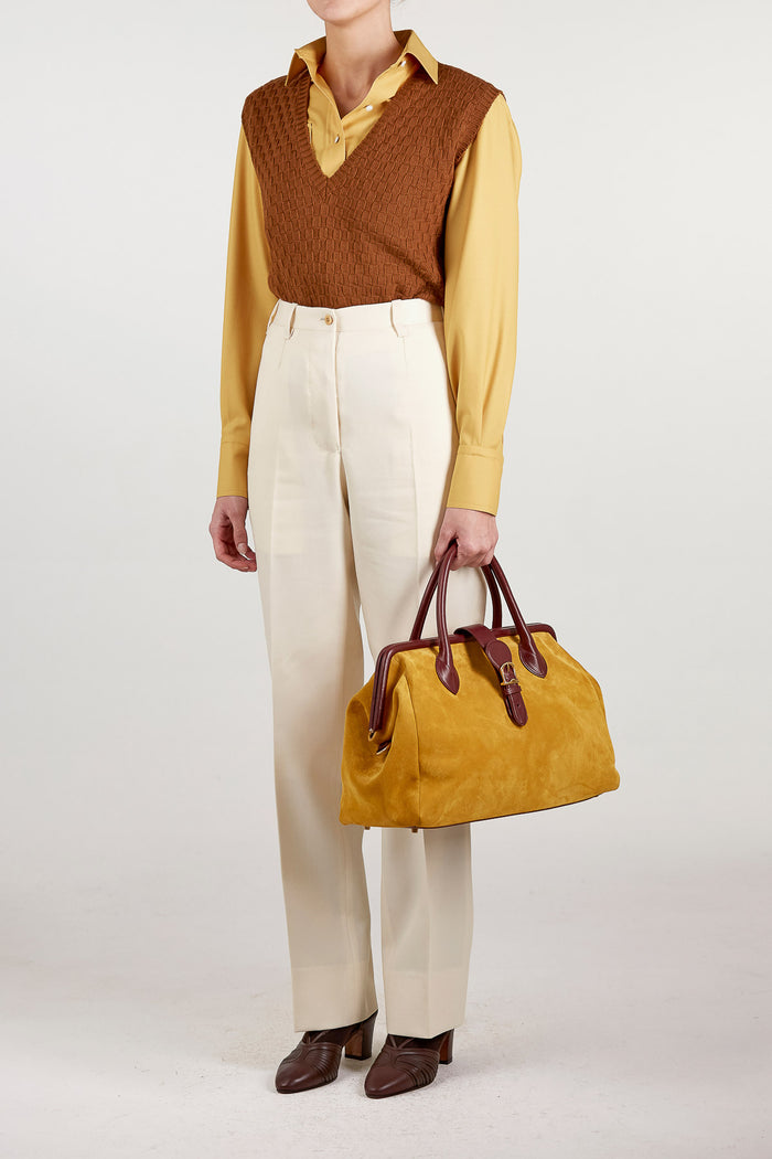 Giuliva Heritage Collection Altea Trousers In Wool Drill